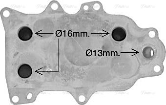 Ava Quality Cooling FD3684 - Radiatore olio, Olio motore www.autoricambit.com