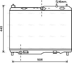 Ava Quality Cooling FD2442 - Radiatore, Raffreddamento motore www.autoricambit.com