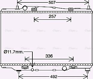 Ava Quality Cooling FD2646 - Radiatore, Raffreddamento motore www.autoricambit.com