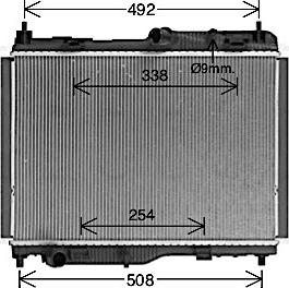 Ava Quality Cooling FD2681 - Radiatore, Raffreddamento motore www.autoricambit.com