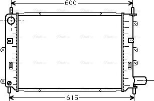 Ava Quality Cooling FD 2151 - Radiatore, Raffreddamento motore www.autoricambit.com