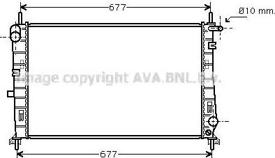 Ava Quality Cooling FD 2196 - Radiatore, Raffreddamento motore www.autoricambit.com