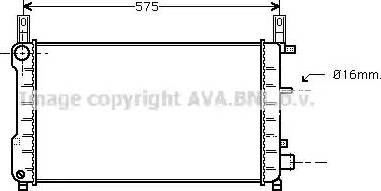 Ava Quality Cooling FD 2198 - Radiatore, Raffreddamento motore www.autoricambit.com