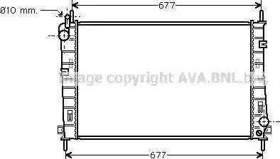 Ava Quality Cooling FD 2335 - Radiatore, Raffreddamento motore www.autoricambit.com