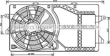 Ava Quality Cooling FD 7547 - Ventola, Raffreddamento motore www.autoricambit.com