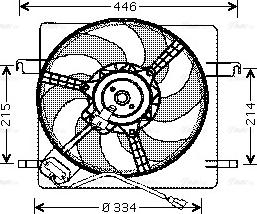 Ava Quality Cooling FD 7515 - Ventola, Raffreddamento motore www.autoricambit.com