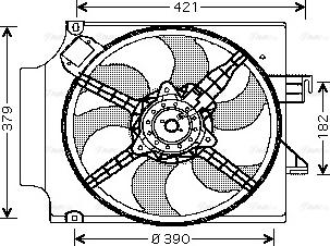 Ava Quality Cooling FD 7513 - Ventola, Raffreddamento motore www.autoricambit.com