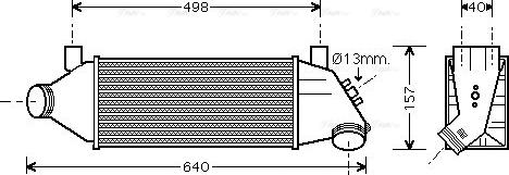 Ava Quality Cooling FDA4315 - Intercooler www.autoricambit.com