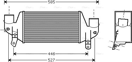 Ava Quality Cooling FDA4313 - Intercooler www.autoricambit.com