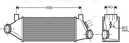 Ava Quality Cooling FDA4385 - Intercooler www.autoricambit.com