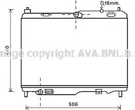 Ava Quality Cooling FDA2442 - Radiatore, Raffreddamento motore www.autoricambit.com