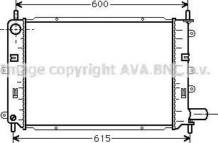 Ava Quality Cooling FDA2151 - Radiatore, Raffreddamento motore www.autoricambit.com