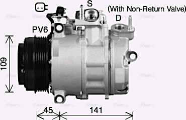 Ava Quality Cooling FDAK692 - Compressore, Climatizzatore www.autoricambit.com