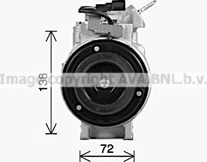 Ava Quality Cooling FDK692 - Compressore, Climatizzatore www.autoricambit.com