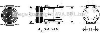 Ava Quality Cooling FD K167 - Compressore, Climatizzatore www.autoricambit.com