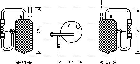 Ava Quality Cooling FD D349 - Essiccatore, Climatizzatore www.autoricambit.com