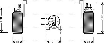 Ava Quality Cooling FD D296 - Essiccatore, Climatizzatore www.autoricambit.com