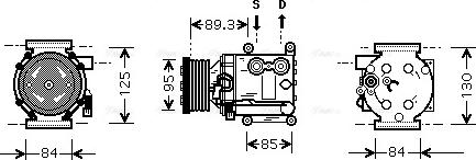 Ava Quality Cooling FD K402 - Compressore, Climatizzatore www.autoricambit.com