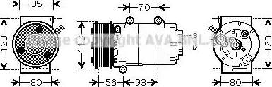 Ava Quality Cooling FD K416 - Compressore, Climatizzatore www.autoricambit.com