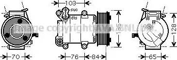 Ava Quality Cooling FD K418 - Compressore, Climatizzatore www.autoricambit.com