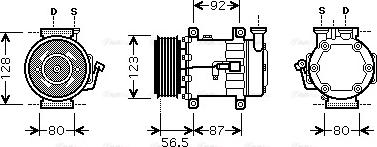 Ava Quality Cooling FD K432 - Compressore, Climatizzatore www.autoricambit.com