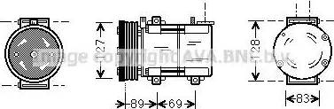 Ava Quality Cooling FD K322 - Compressore, Climatizzatore www.autoricambit.com