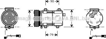 Ava Quality Cooling FD K288 - Compressore, Climatizzatore www.autoricambit.com