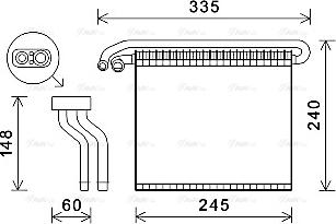 Ava Quality Cooling FDV457 - Evaporatore, Climatizzatore www.autoricambit.com