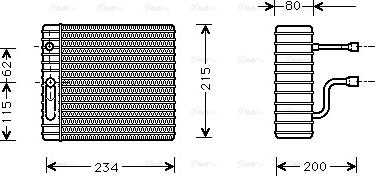 Ava Quality Cooling FD V089 - Evaporatore, Climatizzatore www.autoricambit.com