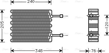 Ava Quality Cooling FD V022 - Evaporatore, Climatizzatore www.autoricambit.com