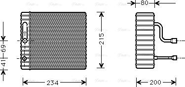 Ava Quality Cooling FD V104 - Evaporatore, Climatizzatore www.autoricambit.com