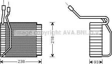 Ava Quality Cooling FD V110 - Evaporatore, Climatizzatore www.autoricambit.com