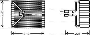 Ava Quality Cooling FD V273 - Evaporatore, Climatizzatore www.autoricambit.com