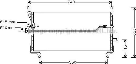 Ava Quality Cooling FT 5171 - Condensatore, Climatizzatore www.autoricambit.com