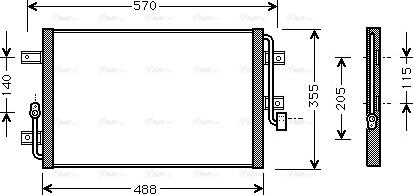 Ava Quality Cooling FT 5246 - Condensatore, Climatizzatore www.autoricambit.com