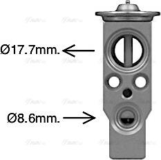 Ava Quality Cooling FT1479 - Valvola ad espansione, Climatizzatore www.autoricambit.com