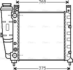 Ava Quality Cooling FT 2038 - Radiatore, Raffreddamento motore www.autoricambit.com