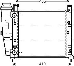 Ava Quality Cooling FT 2076 - Radiatore, Raffreddamento motore www.autoricambit.com