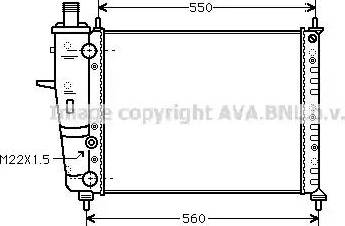 Ava Quality Cooling FT 2159 - Radiatore, Raffreddamento motore www.autoricambit.com