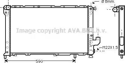 Ava Quality Cooling FT 2130 - Radiatore, Raffreddamento motore www.autoricambit.com