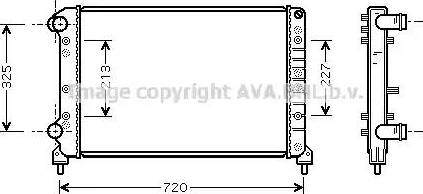 Ava Quality Cooling FT 2261 - Radiatore, Raffreddamento motore www.autoricambit.com