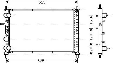 Ava Quality Cooling FT 2231 - Radiatore, Raffreddamento motore www.autoricambit.com