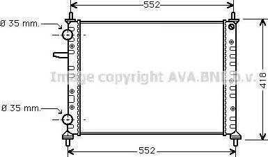 Ava Quality Cooling FT 2229 - Radiatore, Raffreddamento motore www.autoricambit.com