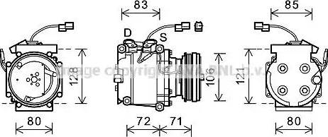 Ava Quality Cooling HDAK246 - Compressore, Climatizzatore www.autoricambit.com