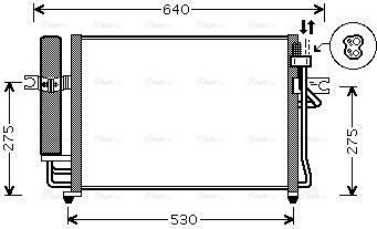 Ava Quality Cooling HY5090D - Condensatore, Climatizzatore www.autoricambit.com