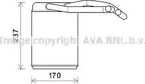 Ava Quality Cooling HY6446 - Scambiatore calore, Riscaldamento abitacolo www.autoricambit.com