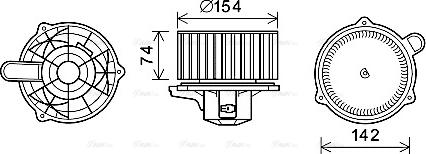 Ava Quality Cooling HY8348 - Ventilatore abitacolo www.autoricambit.com