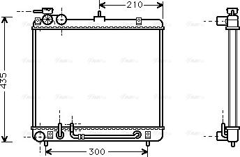 Ava Quality Cooling HY 2052 - Radiatore, Raffreddamento motore www.autoricambit.com