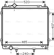 Ava Quality Cooling HY 2162 - Radiatore, Raffreddamento motore www.autoricambit.com