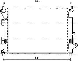 Ava Quality Cooling HY2335 - Radiatore, Raffreddamento motore www.autoricambit.com